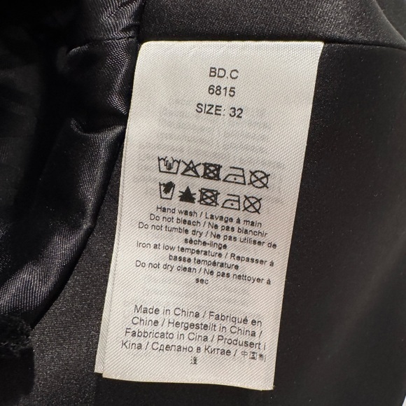 NWT GANNI black satin Duchess top - Picture 6 of 8